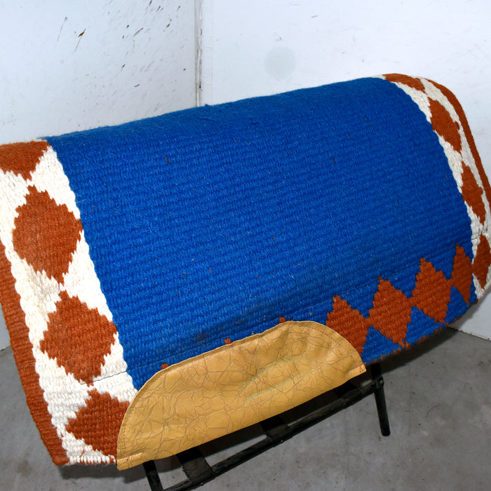 Used Aztec Blue With Burnt Orange Saddle Pad Sale Barn misc