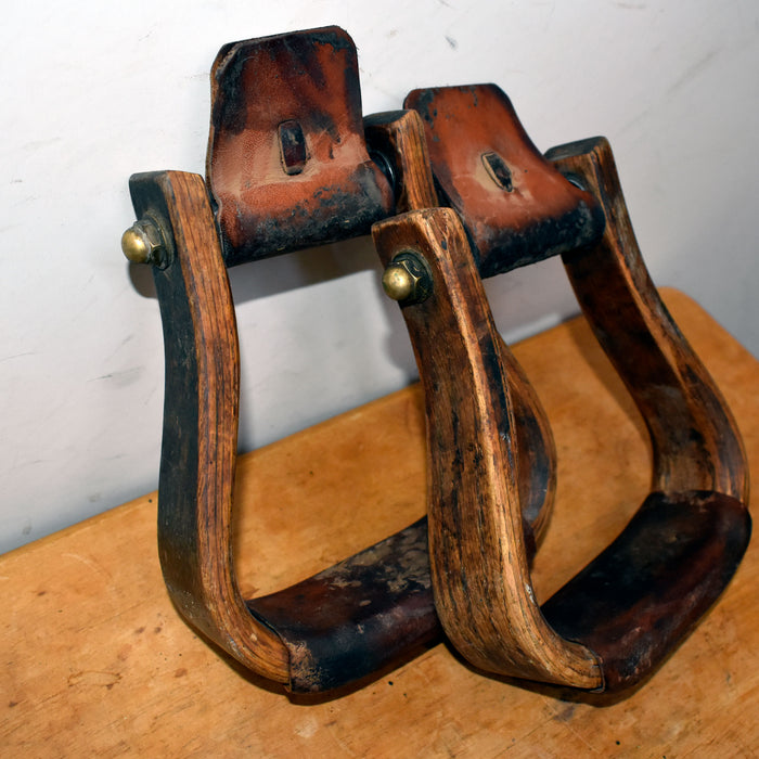 Used Nettles Wooden Stirrups Sale Barn Nettles