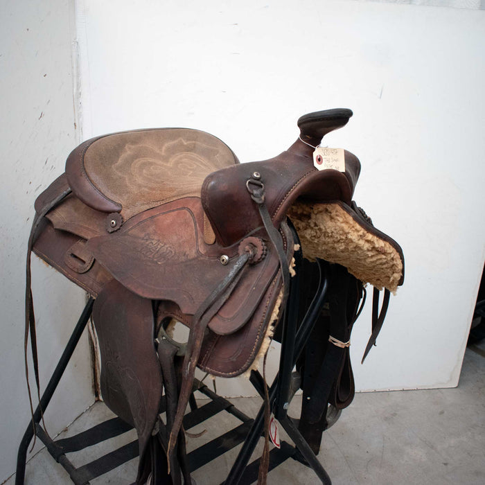 Used 15" Simco Non-Rider Decor Only Saddle Sale Barn Simco