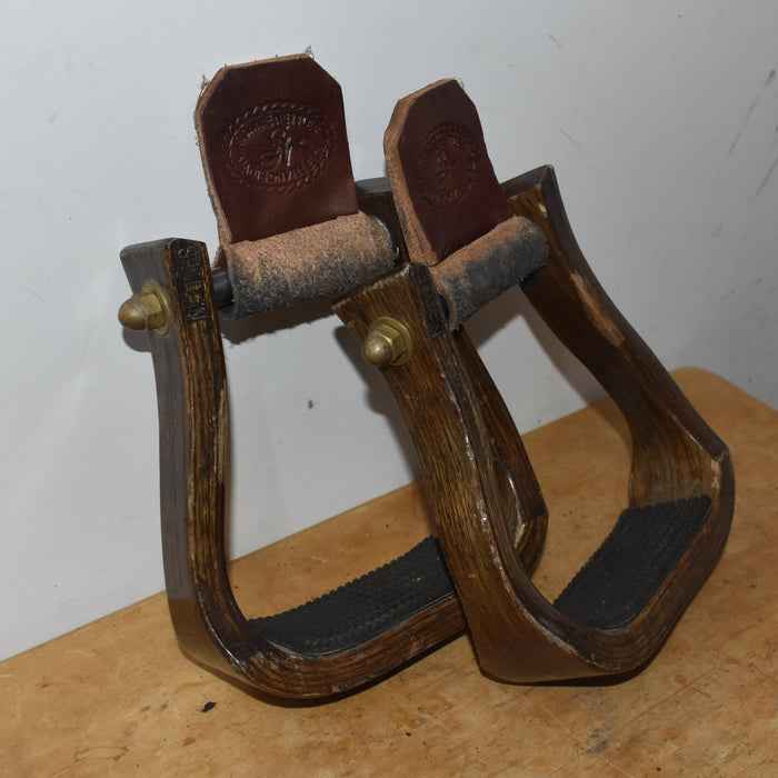 Used Nettles Wooden Stirrups Sale Barn Nettles