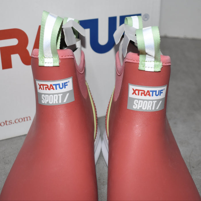 NEW Discontinued Women's Coral Xtra Tuff Muck Ankle Boots Sale Barn XTRATUF