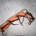 Used 30" Roughout Concho Tripping Collar With Latigo Fringe Sale Barn misc