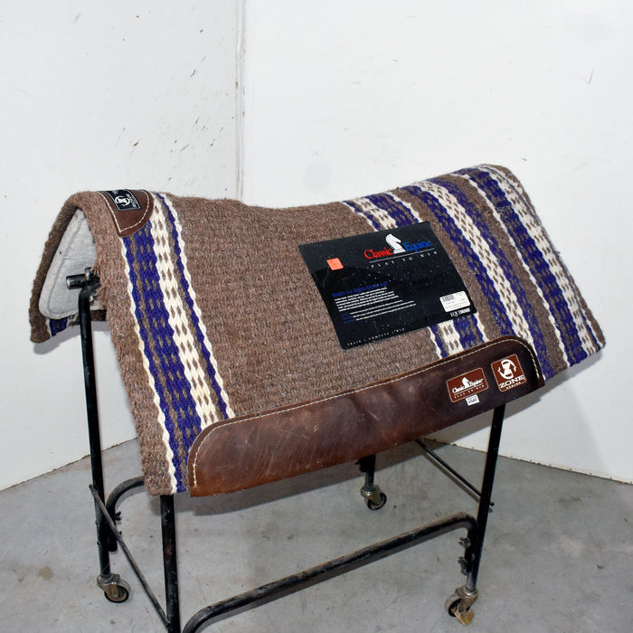 NEW Classic Equine Zone Series Coffee Purple Saddle Pad Sale Barn Classic Equine