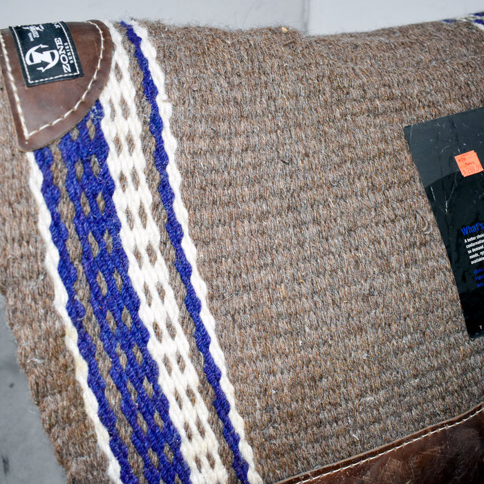 NEW Classic Equine Zone Series Coffee Purple Saddle Pad Sale Barn Classic Equine