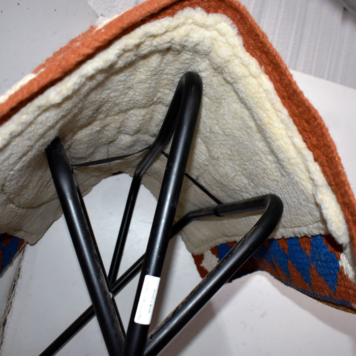 Used Aztec Blue With Burnt Orange Saddle Pad Sale Barn misc