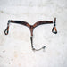 Used DHS Floral Tooled Breast Collar Sale Barn DHS