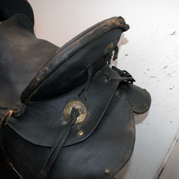 Used 15" Non-Rider Decor Only Saddle Sale Barn misc