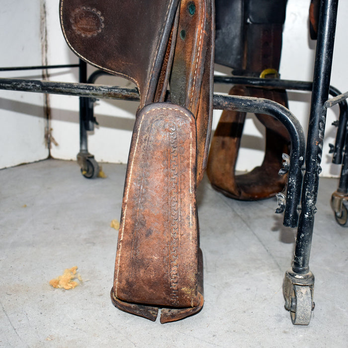 Used 16" Silver Mesa Rider Saddle Sale Barn Silver Mesa