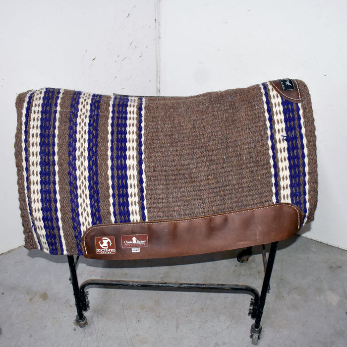 NEW Classic Equine Zone Series Coffee Purple Saddle Pad Sale Barn Classic Equine