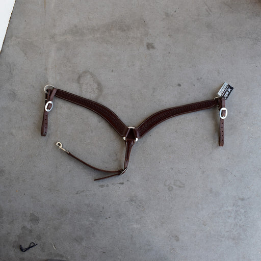 NEW Jeff Smith Geometric Tooled Breast Collar Sale Barn Jeff Smith