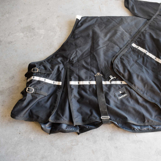 Used 62" Classic Equine Black Winter Blanket Sale Barn Classic Equine
