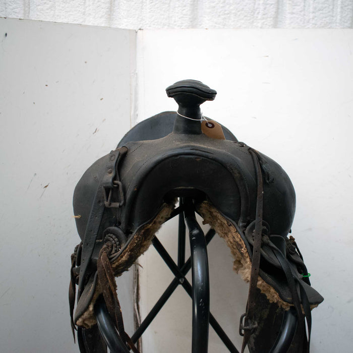 Used 15" Non-Rider Decor Only Saddle Sale Barn misc