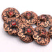 NEW Red Rhinestone Brass Concho Set Of 8 Sale Barn TESKEY'S