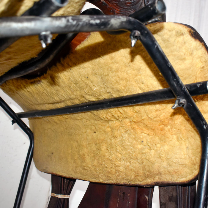 Used 16" Silver Mesa Rider Saddle Sale Barn Silver Mesa