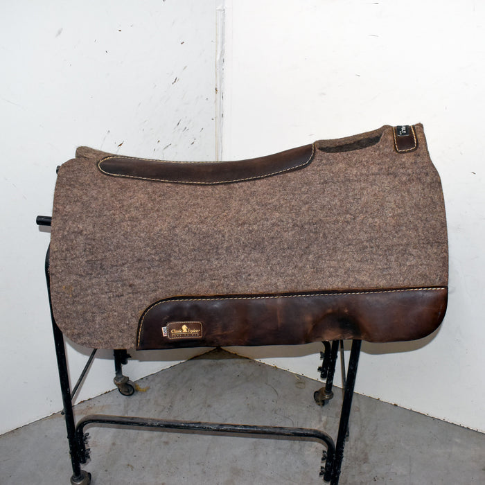 Used Classic Equine 100% Felt Saddle Pad Sale Barn Classic Equine
