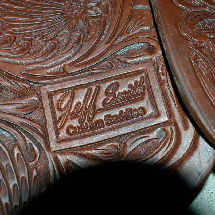 Used Jeff Smith Floral Tooled Heavy Oiled Fenders Sale Barn Jeff Smith