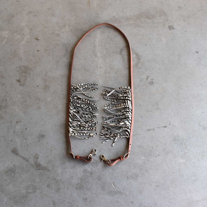 Used Rein With Zebra Fringe Sale Barn Teskey's