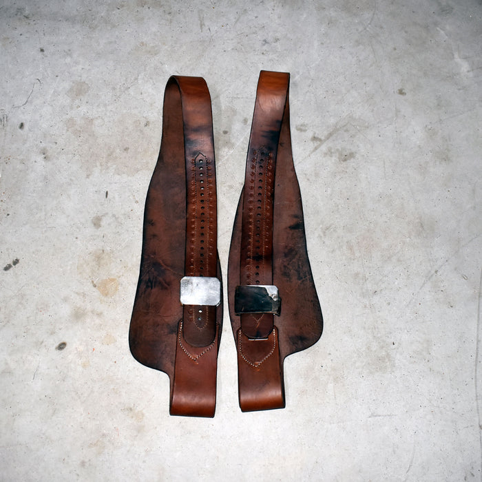 Used Jeff Smith Floral Tooled Heavy Oiled Fenders Sale Barn Jeff Smith