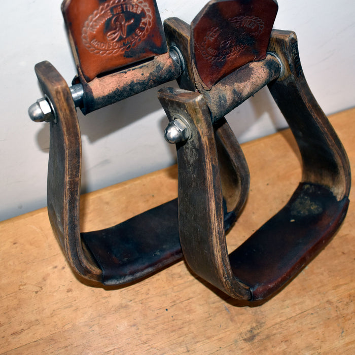 Used Nettles Wooden Stirrups Sale Barn Nettles