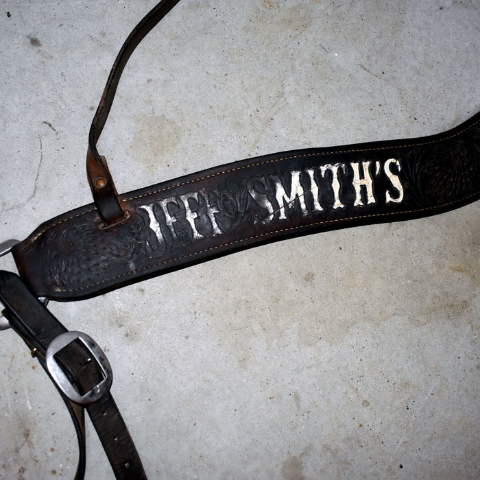 Used 34" Jeff Smith Tripping Collar with Wither Strap Sale Barn Jeff Smith