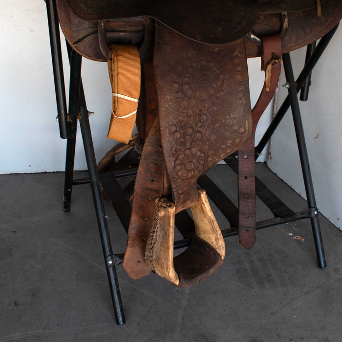 Used 14.5" Non-Rider Decor Only Saddle Sale Barn TESKEY'S