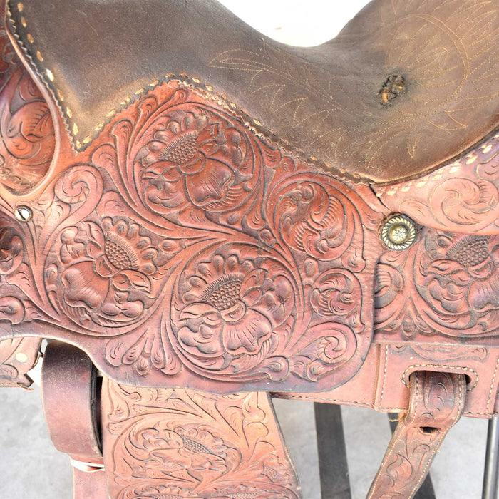 Used 15" Billy Cook Non-Rider Decor Only Saddle Sale Barn Billy Cook