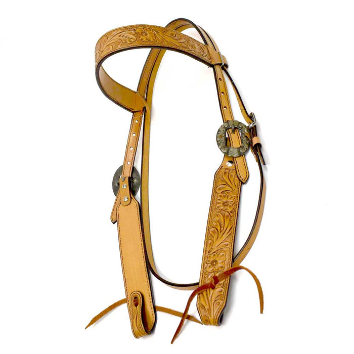 Teskey's Tooled Browband Headstall - Your Choice