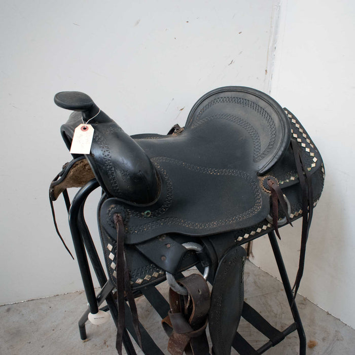 Used 15" Non-Rider Decor Only Saddle Sale Barn misc
