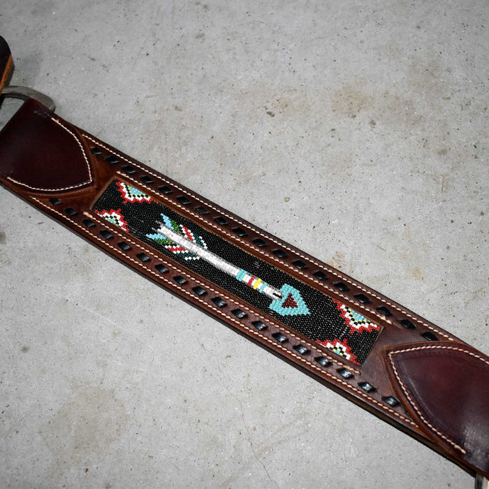 Like NEW Crazy Leather Beaded Arrow Breast Collar Sale Barn misc