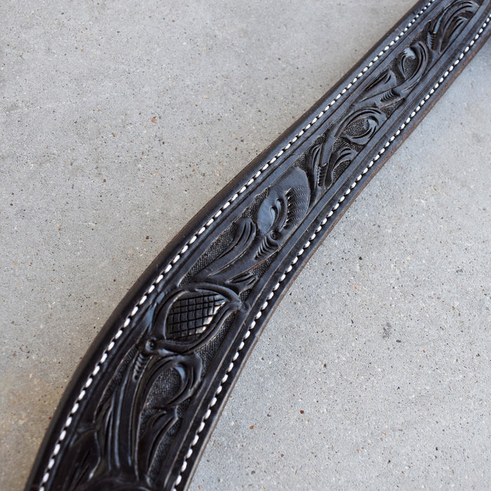 NEW Jeff Smith Tooled Breast Collar Sale Barn Jeff Smith