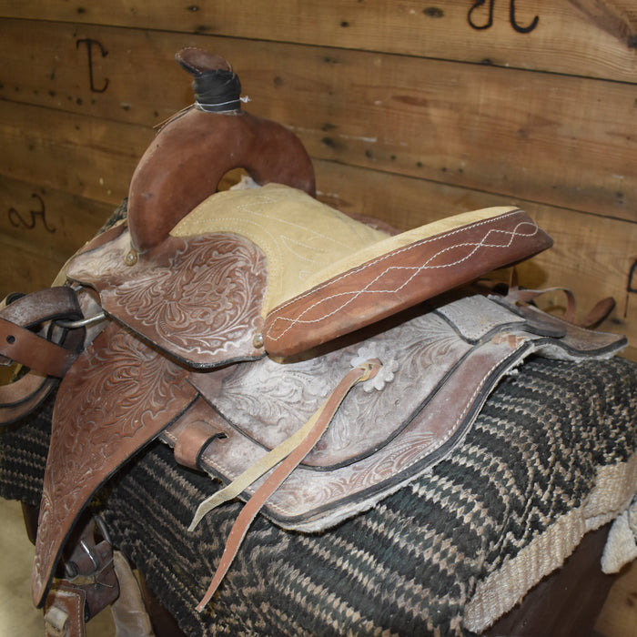 Used 11.5" Pony Non-Rider Saddle Sale Barn misc