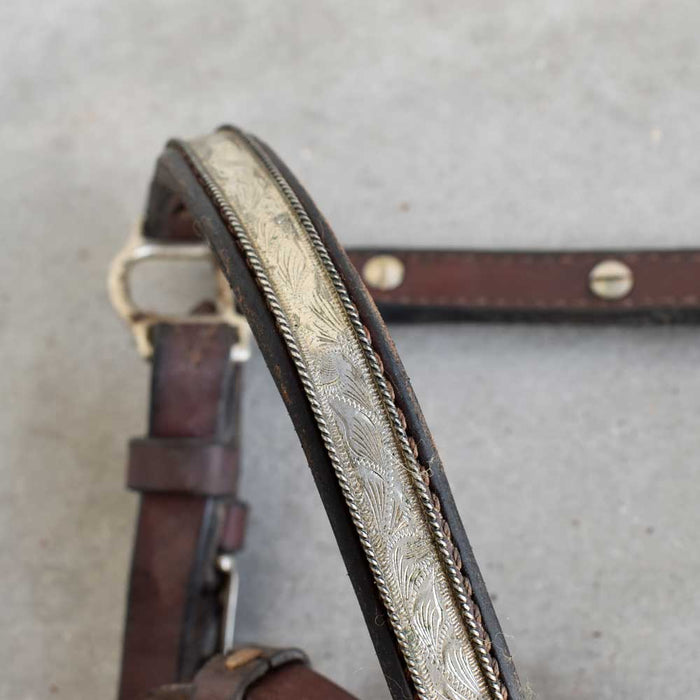 Used Silver Show Headstall With Lead Sale Barn Teskey's