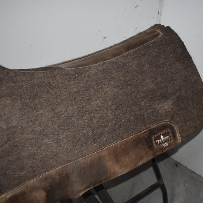 Used Classic Equine Wool Felt Saddle Pad