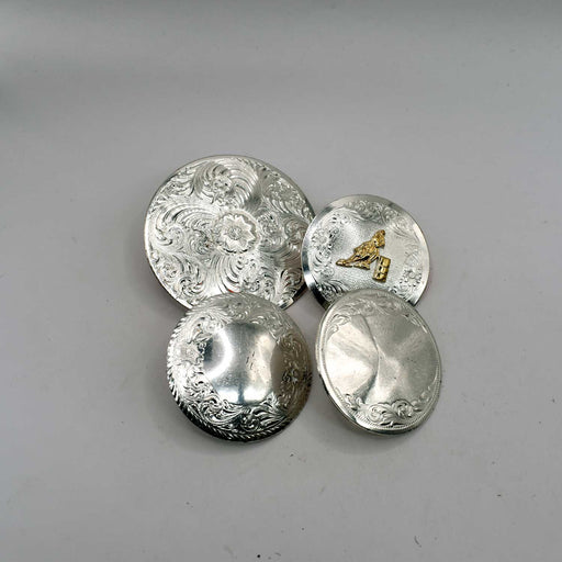 NEW Assorted Large Concho Set Of 4 Sale Barn Teskey's