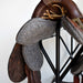 Used 17" Grey Fox Leather Rider Saddle Sale Barn Grey Fox Leather