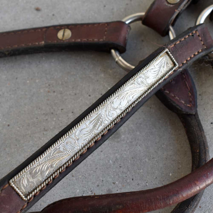 Used Silver Show Headstall With Lead Sale Barn Teskey's