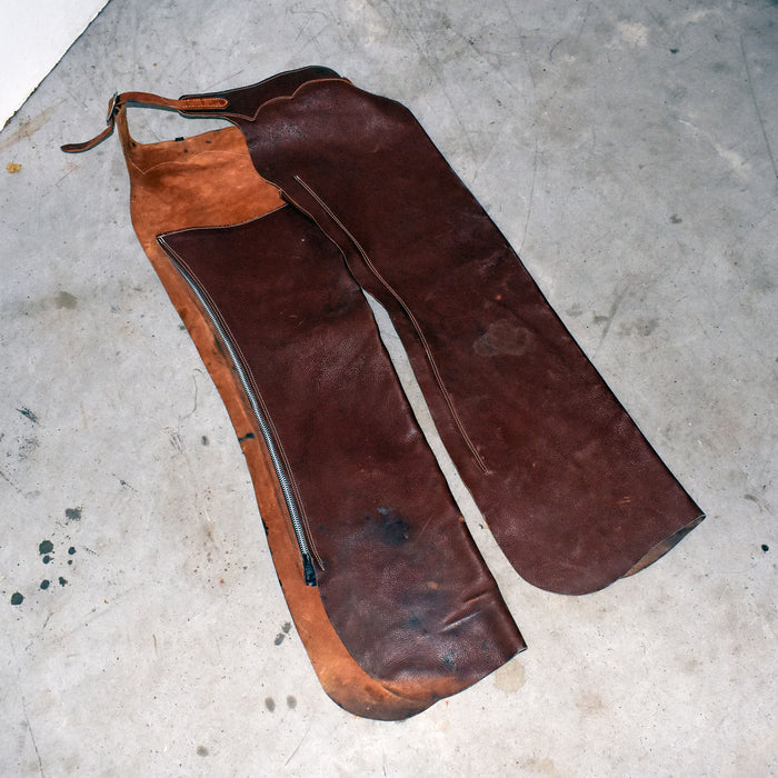 Used Brown Leather Chaps Sale Barn misc