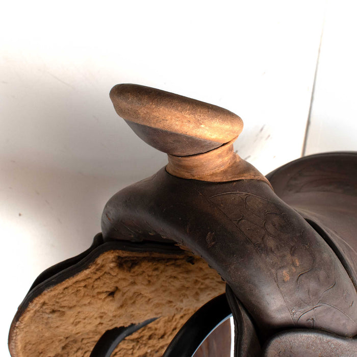Used 14.5" Non-Rider Decor Only Saddle Sale Barn TESKEY'S