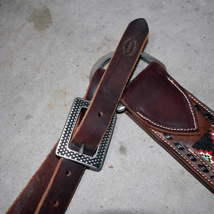 Like NEW Crazy Leather Beaded Arrow Breast Collar Sale Barn misc