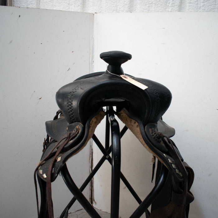 Used 15" Non-Rider Decor Only Saddle Sale Barn misc