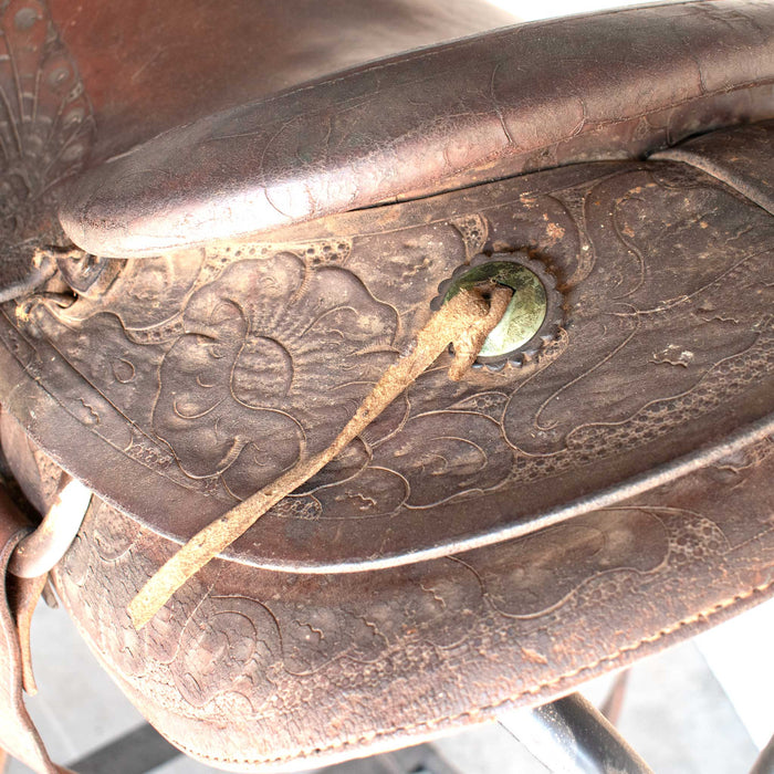 Used 14.5" Non-Rider Decor Only Saddle Sale Barn TESKEY'S