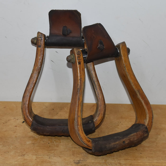 Used Nettles Wooden Stirrups Sale Barn Nettles