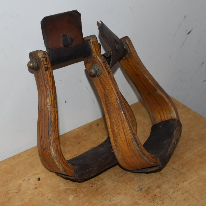 Used Nettles Wooden Stirrups Sale Barn Nettles