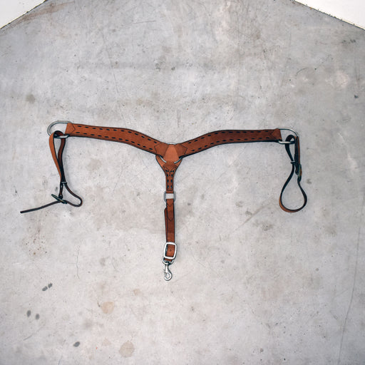 Used Cashel Black Buckstitched Breast Collar Sale Barn Cashel