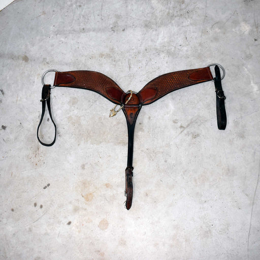Used Billy Cook Basket Stamped Breast Collar Sale Barn Billy Cook