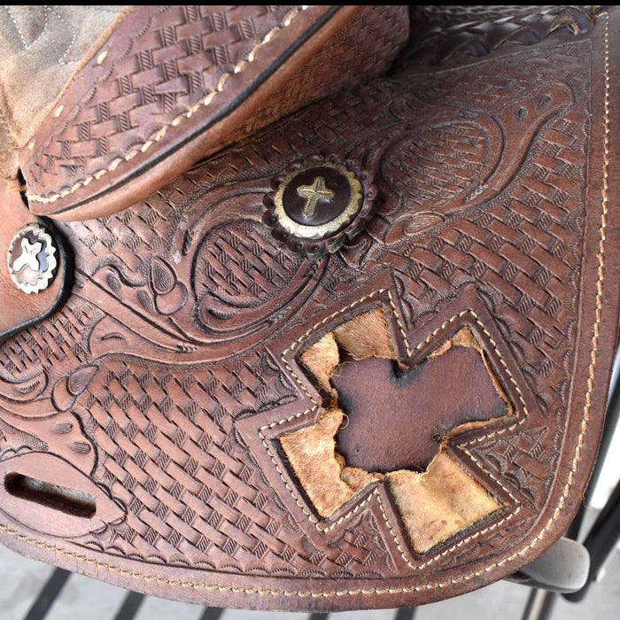 Used 11.5" Non Rider Decor Only Pony Saddle Sale Barn TESKEY'S