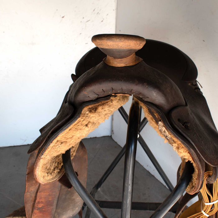 Used 14.5" Non-Rider Decor Only Saddle Sale Barn TESKEY'S