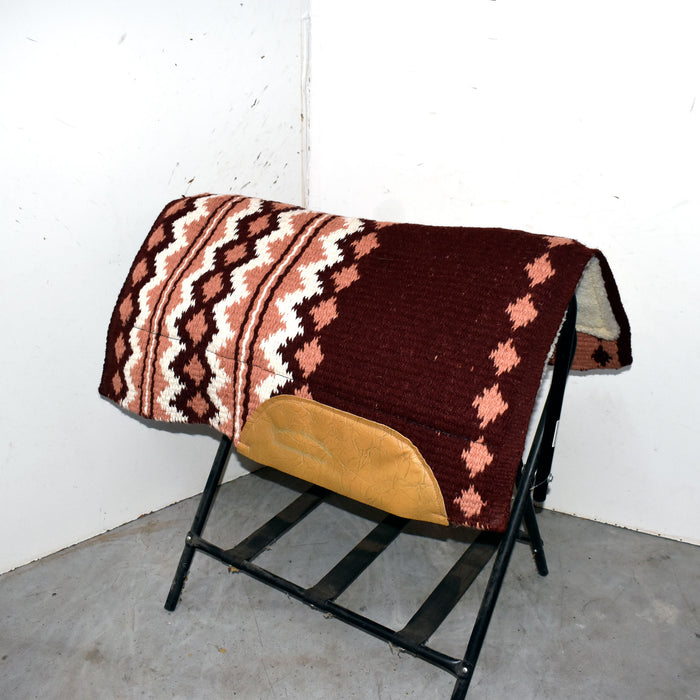 Used Maroon Aztec Saddle Pad Sale Barn Misc