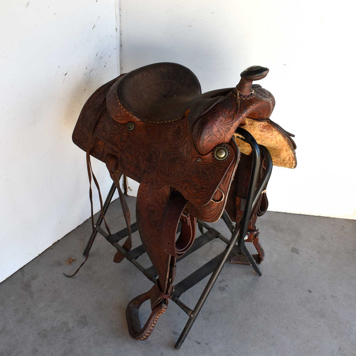 Used 15" Billy Cook Non-Rider Decor Only Saddle Sale Barn Billy Cook
