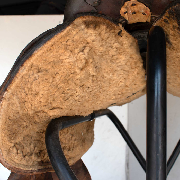 Used 14.5" Non-Rider Decor Only Saddle Sale Barn TESKEY'S